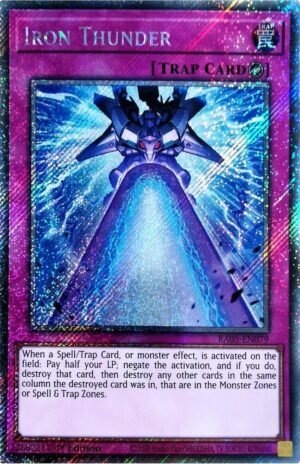 Iron Thunder - RA05-EN079 (Platinum Secret Rare)