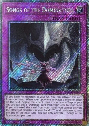 Songs of the Dominators - RA05-EN081 (Platinum Secret Rare)