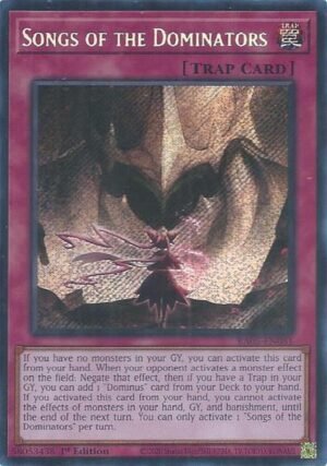 Songs of the Dominators - RA05-EN081 (Secret Rare)