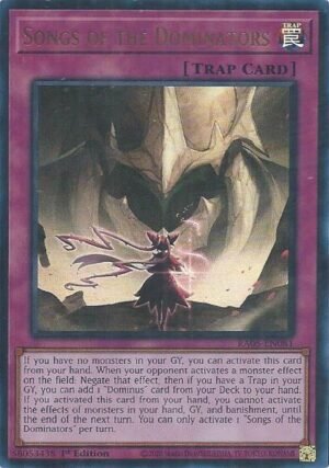 Songs of the Dominators - RA05-EN081 (Ultra Rare)