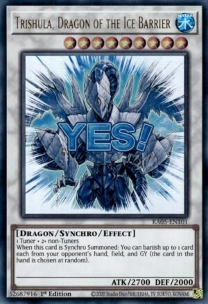 Trishula, Dragon of the Ice Barrier - RA05-EN101 (Ultra Rare)