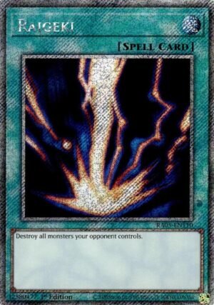 Raigeki - RA05-EN110 (Platinum Secret Rare)