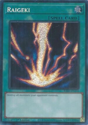 Raigeki - RA05-EN110 (Secret Rare)