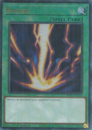 Raigeki - RA05-EN110 (Ultimate Rare)