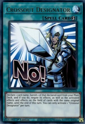 Crossout Designator - RA05-EN118 (Ultra Rare)