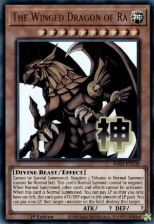 The Winged Dragon of Ra - RA05-EN130 (Ultra Rare)