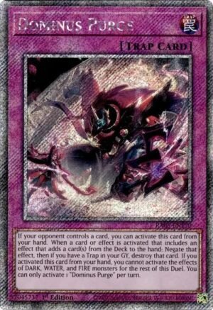 Dominus Purge (Original art) - RA05-EN150 (Platinum Secret Rare)