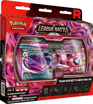 Pokemon tcg ROCKET MEWTWO EX LEAGUE Bundle Ingles