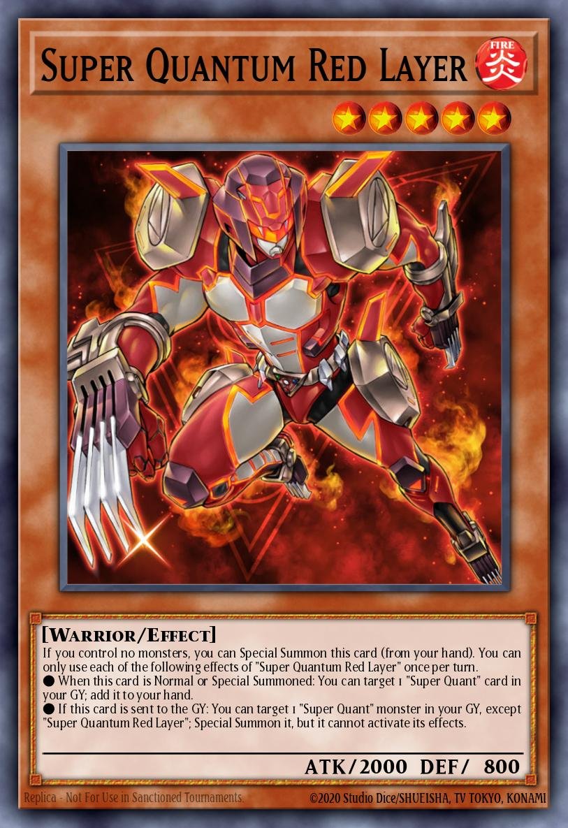 Super Quantum Red Layer - RA05-EN008 (Collector Rare)