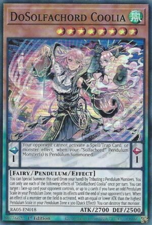 DoSolfachord Coolia - RA05-EN018 (Super Rare)