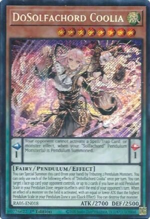 DoSolfachord Coolia - RA05-EN018 (Secret Rare)