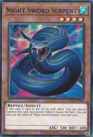 Night Sword Serpent - RA05-EN020 (Super Rare)