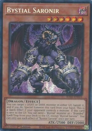 Bystial Saronir - RA05-EN023 (Secret Rare)