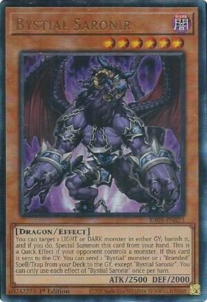 Bystial Saronir - RA05-EN023 (Ultimate Rare)