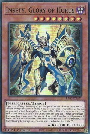 Imsety, Glory of Horus - RA05-EN027 (Super Rare)