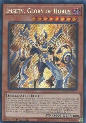 Imsety, Glory of Horus - RA05-EN027 (Secret Rare)