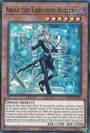 Arias the Labrynth Butler - RA05-EN028 (Super Rare)