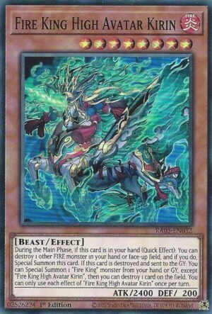 Fire King High Avatar Kirin - RA05-EN032 (Super Rare)