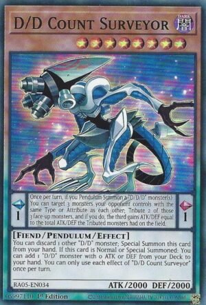 D/D Count Surveyor - RA05-EN034 (Super Rare)