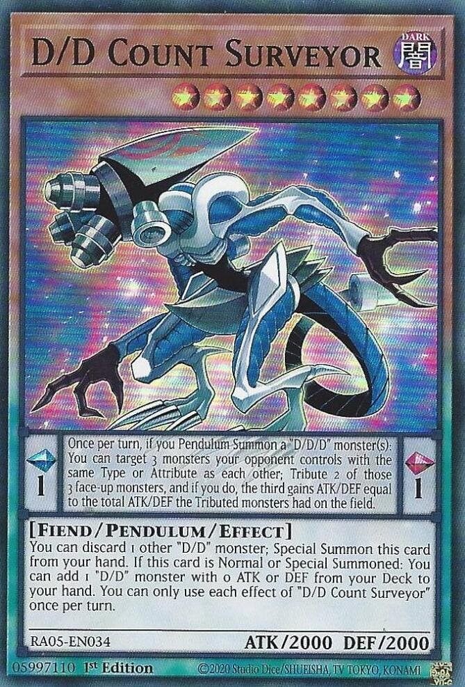 D/D Count Surveyor - RA05-EN034 (Super Rare)