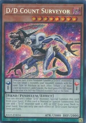 D/D Count Surveyor - RA05-EN034 (Secret Rare)