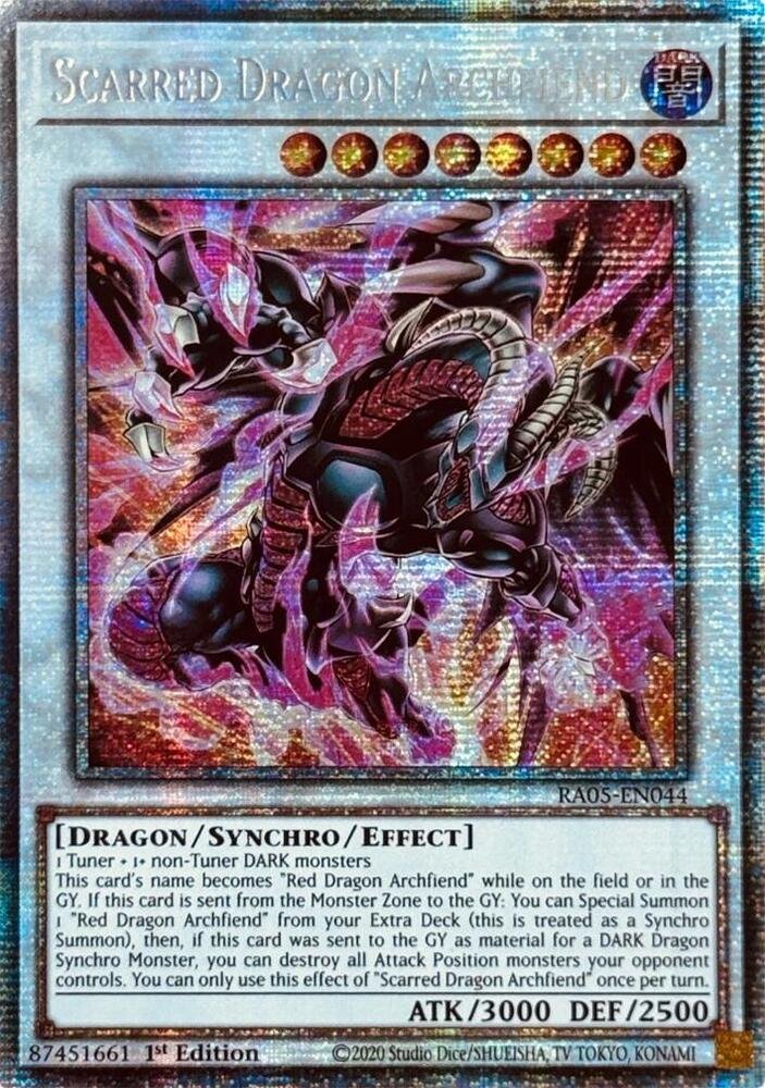 Scarred Dragon Archfiend - RA05-EN044 (Starlight Rare)