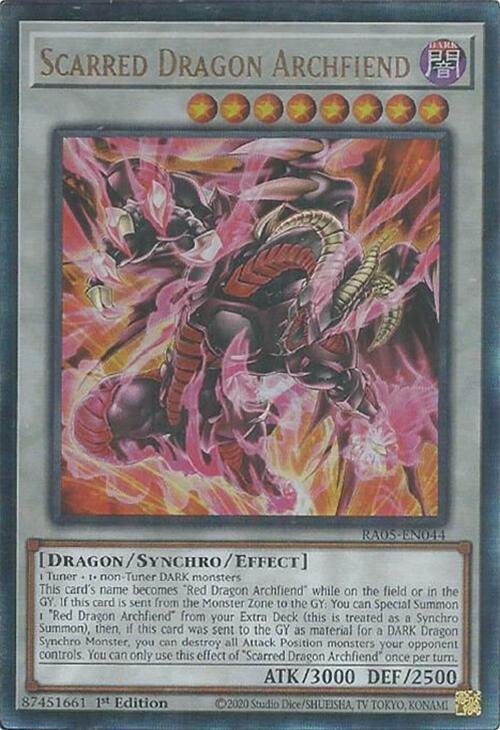 Scarred Dragon Archfiend - RA05-EN044 (Ultimate Rare)