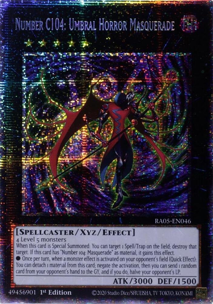 Number C104: Umbral Horror Masquerade - RA05-EN046 (Starlight Rare)