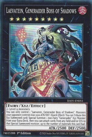 Laevatein, Generaider Boss of Shadows - RA05-EN051 (Super Rare)