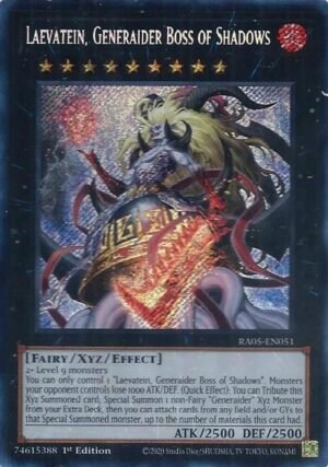Laevatein, Generaider Boss of Shadows - RA05-EN051 (Secret Rare)