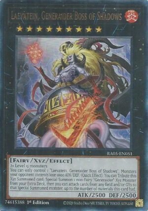 Laevatein, Generaider Boss of Shadows - RA05-EN051 (Ultimate Rare)