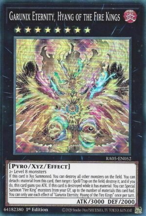 Garunix Eternity, Hyang of the Fire Kings - RA05-EN052 (Super Rare)