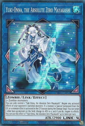 Yuki-Onna, the Absolute Zero Mayakashi - RA05-EN057 (Super Rare)