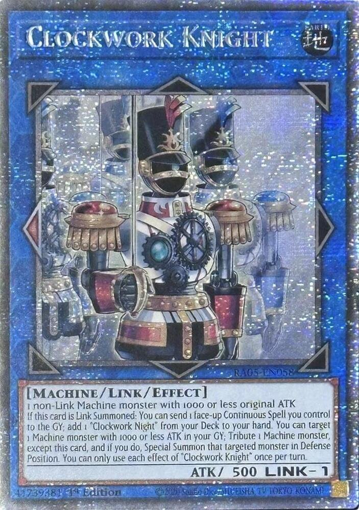 Clockwork Knight - RA05-EN058 (Starlight Rare)