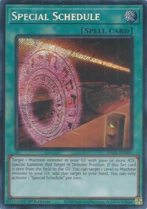 Special Schedule - RA05-EN060 (Secret Rare)
