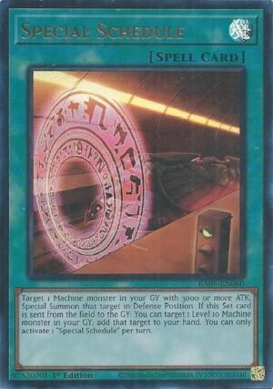 Special Schedule - RA05-EN060 (Ultra Rare)