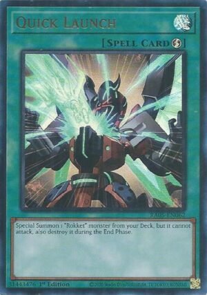 Quick Launch - RA05-EN062 (Ultra Rare)