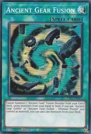 Ancient Gear Fusion - RA05-EN063 (Super Rare)