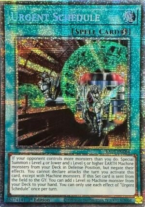 Urgent Schedule - RA05-EN064 (Starlight Rare)