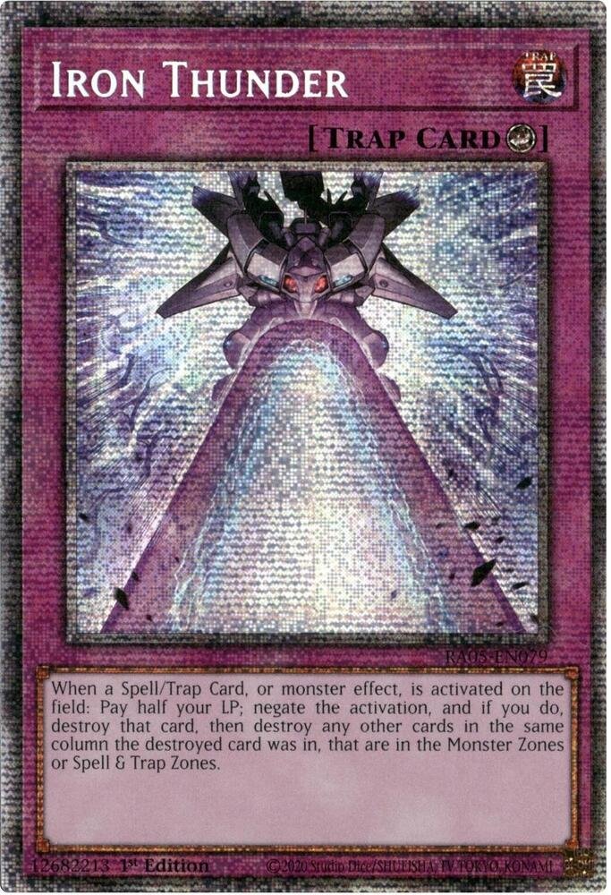 Iron Thunder - RA05-EN079 (Starlight Rare)