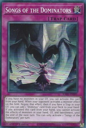 Songs of the Dominators - RA05-EN081 (Super Rare)