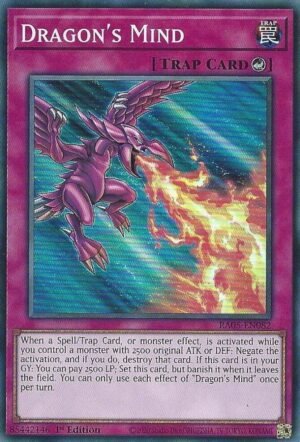 Dragon's Mind - RA05-EN082 (Super Rare)