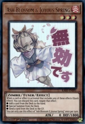 Ash Blossom & Joyous Spring - RA05-EN091 (Ultra Rare)