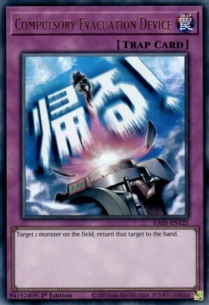 Compulsory Evacuation Device - RA05-EN125 (Ultra Rare)