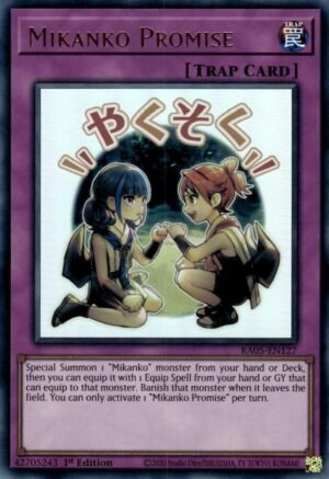 Mikanko Promise - RA05-EN127 (Ultra Rare)