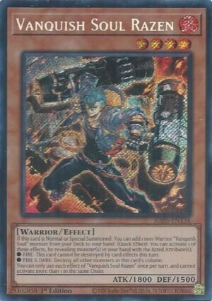 Vanquish Soul Razen - RA05-EN134 (Secret rare)