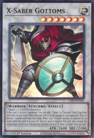 X-Saber Gottoms - L26D-ENX43 (Secret Rare)