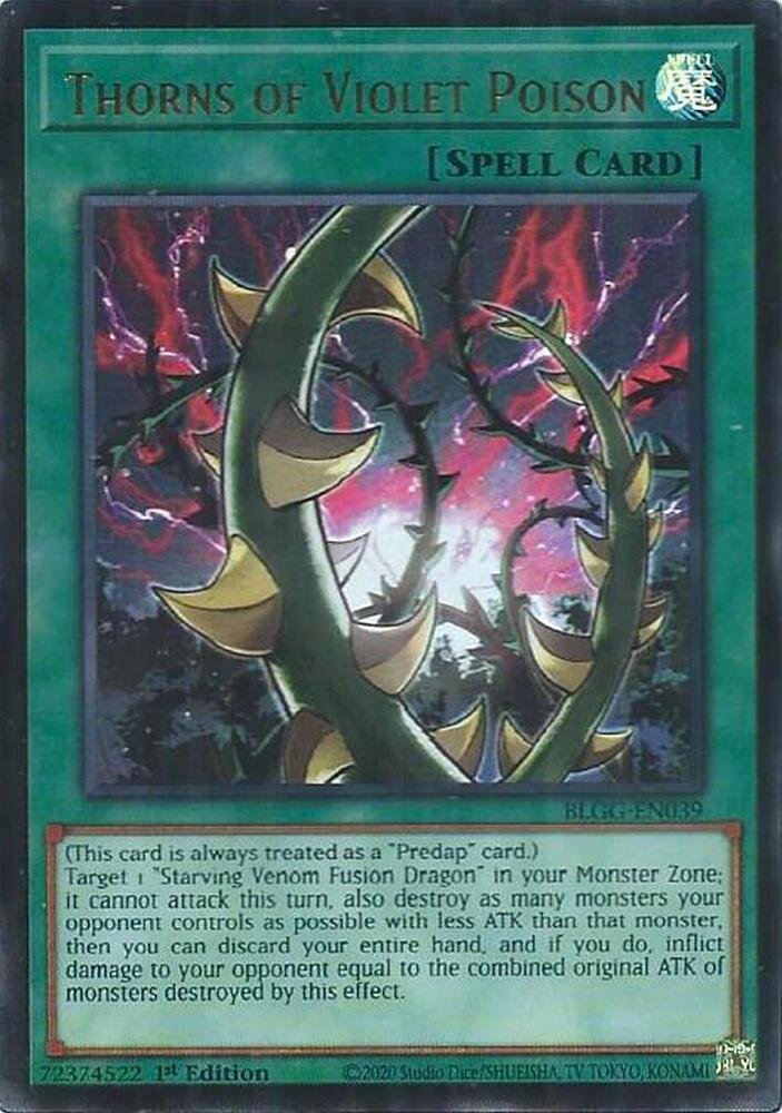 Thorns of Violet Poison - BLGG-EN039 (Ultra Rare)