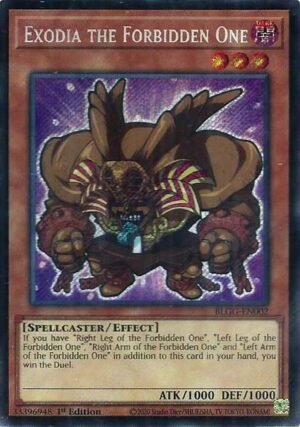 Exodia the Forbidden One (chibi artwork) - BLGG-EN002 (Secret Rare)