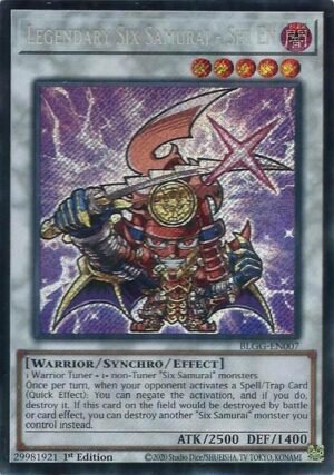 Legendary Six Samurai - Shi En (chibi artwork) - BLGG-EN007 (Secret Rare)